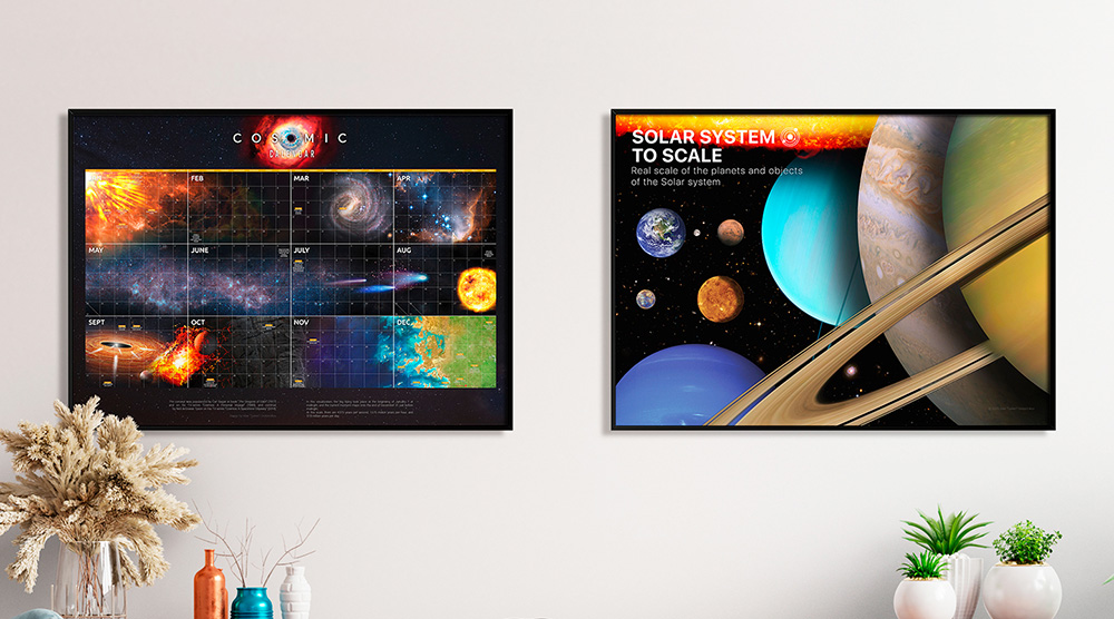 Space, science posters