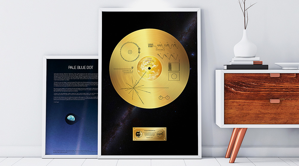 Voyager 1 Golden Record posters