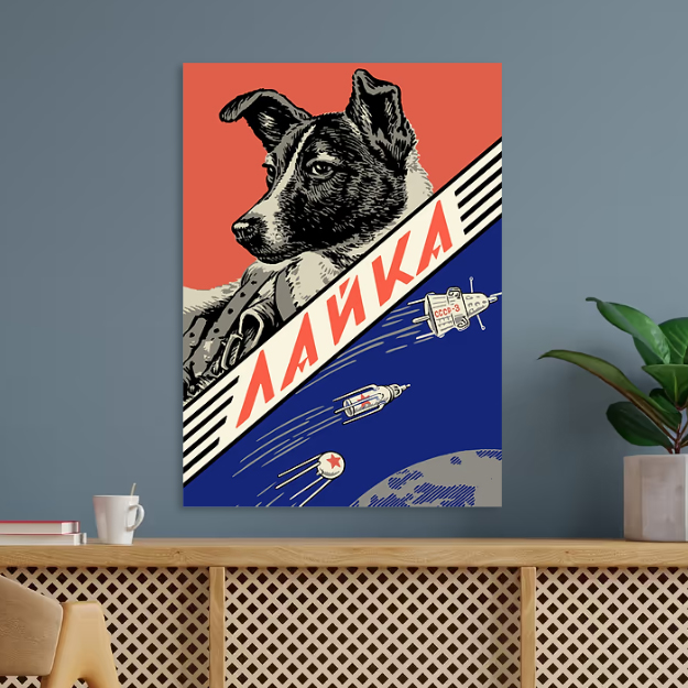 Displate - Laika first space dog