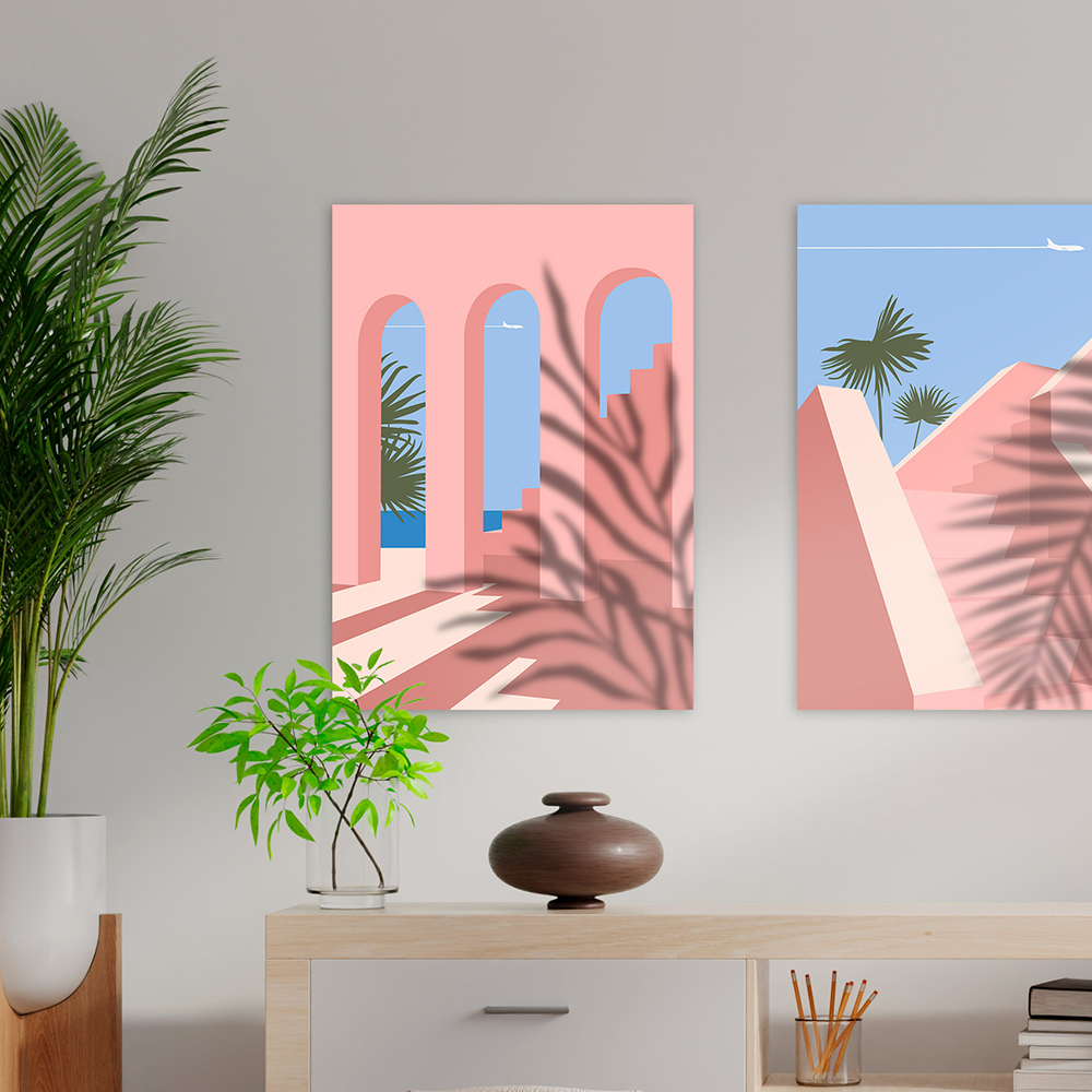 Boho wall art: Egypt, Morocco, Tunisia travel poster #1 — travel print