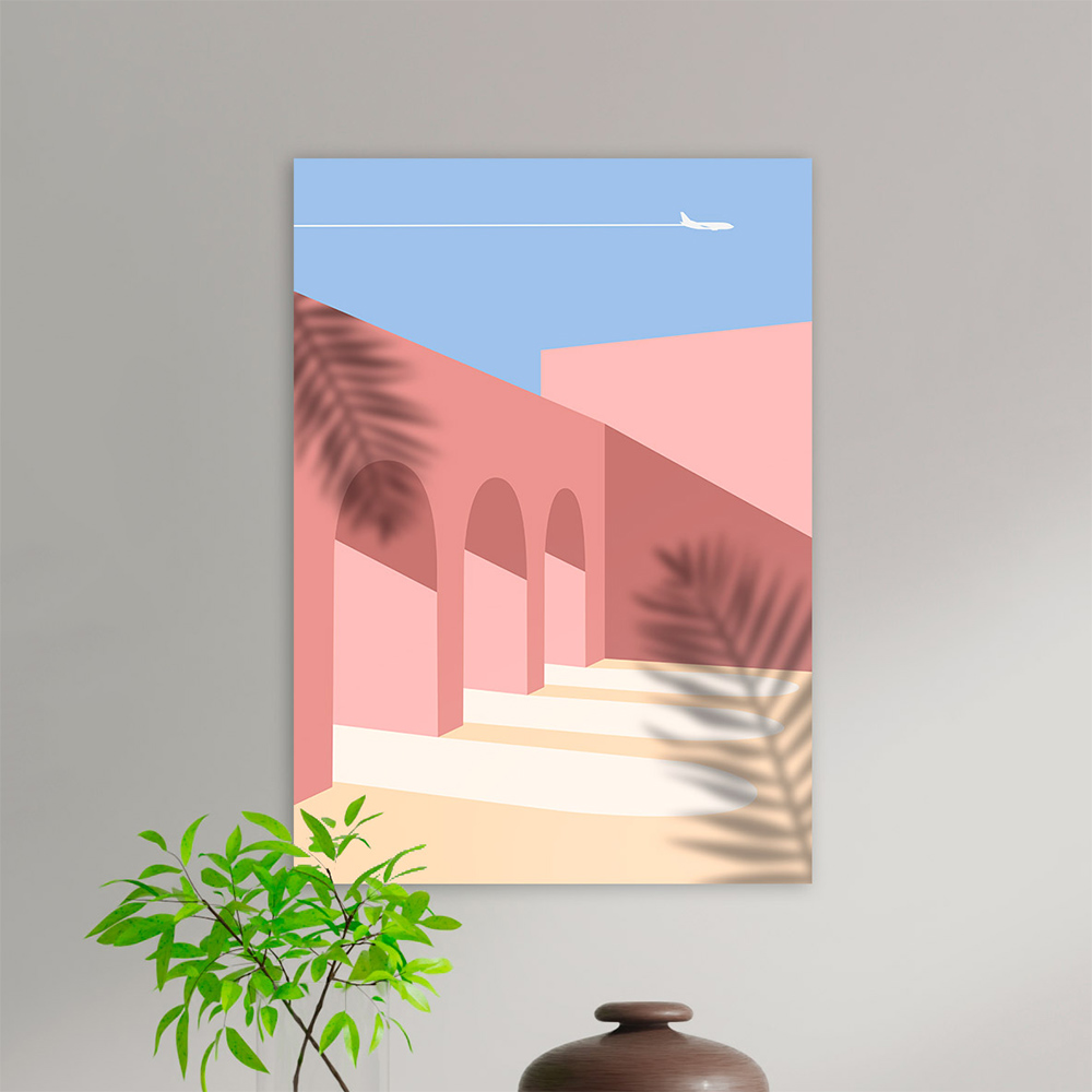 Boho wall art: Egypt, Morocco, Tunisia travel poster — travel print