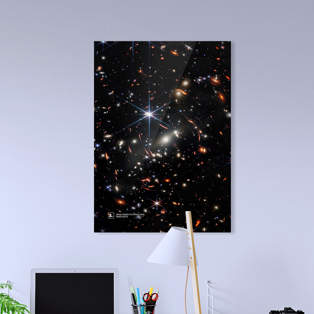 James Webb's First Deep Field (James Webb/JWST) — space poster