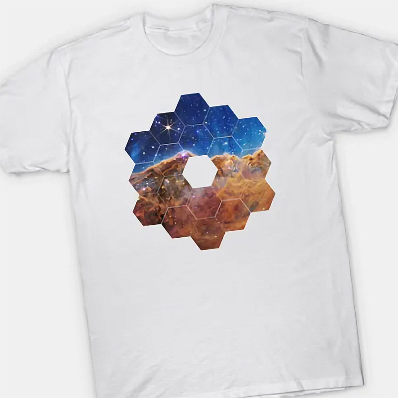 Cosmic Cliffs, Carina Nebula, NGC 3324 (James Webb/JWST) T-Shirt