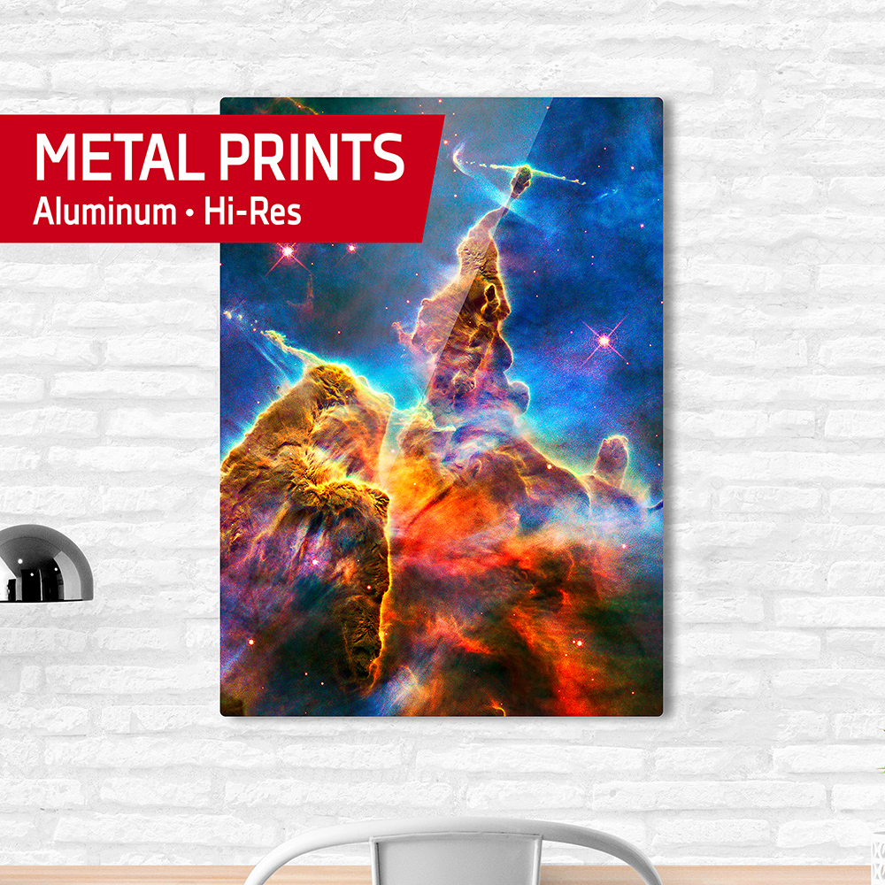 Carina Nebula, Mystic Mountain. HH 901 (Hubble telescope) — Metal prints