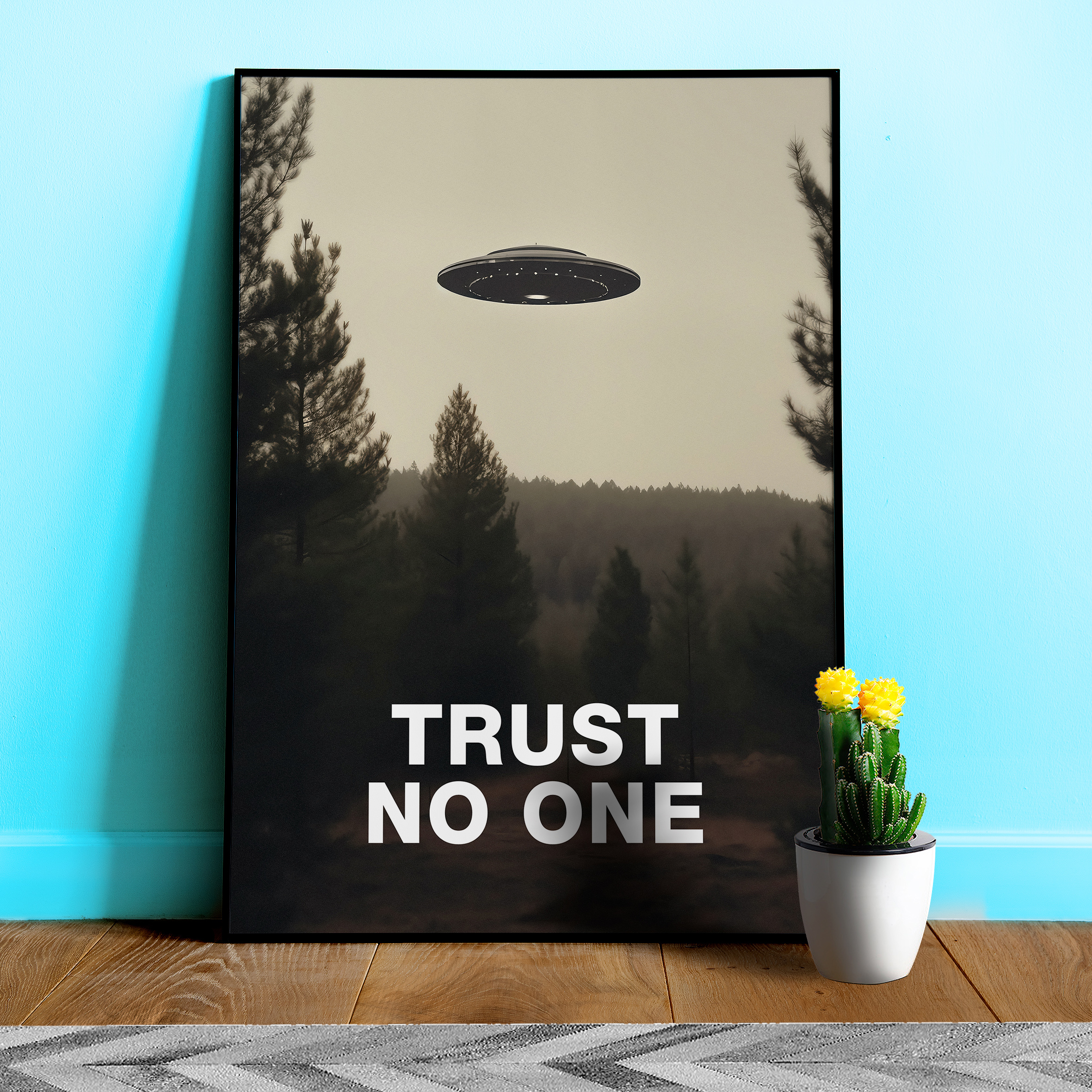Trust No One/The X-Files poster, S01E24 1994 — sci-fi poster, movie art