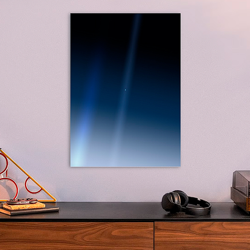 Pale Blue Dot - metal print, @Displate