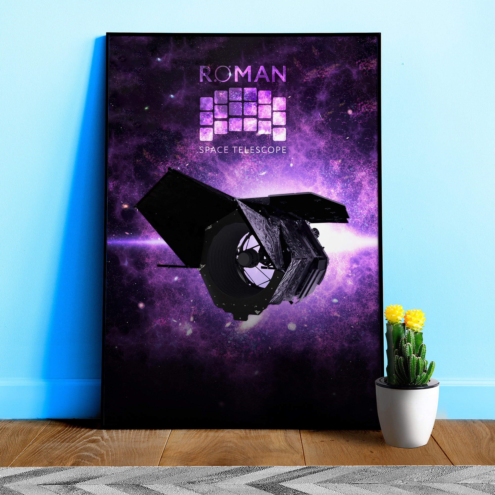 Nancy Grace Roman Space Telescope poster — NASA space print