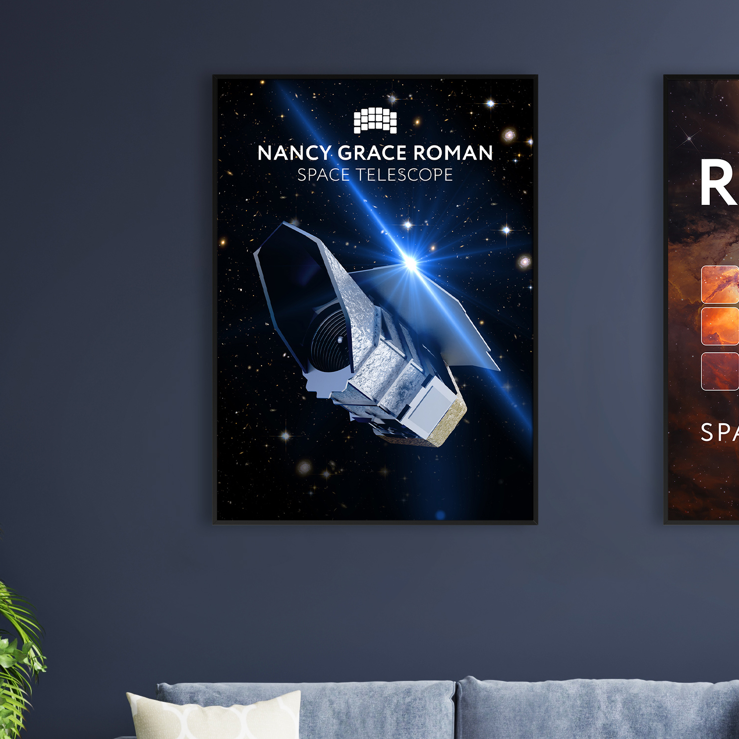 Nancy Grace Roman Space Telescope 2026 poster — NASA space print