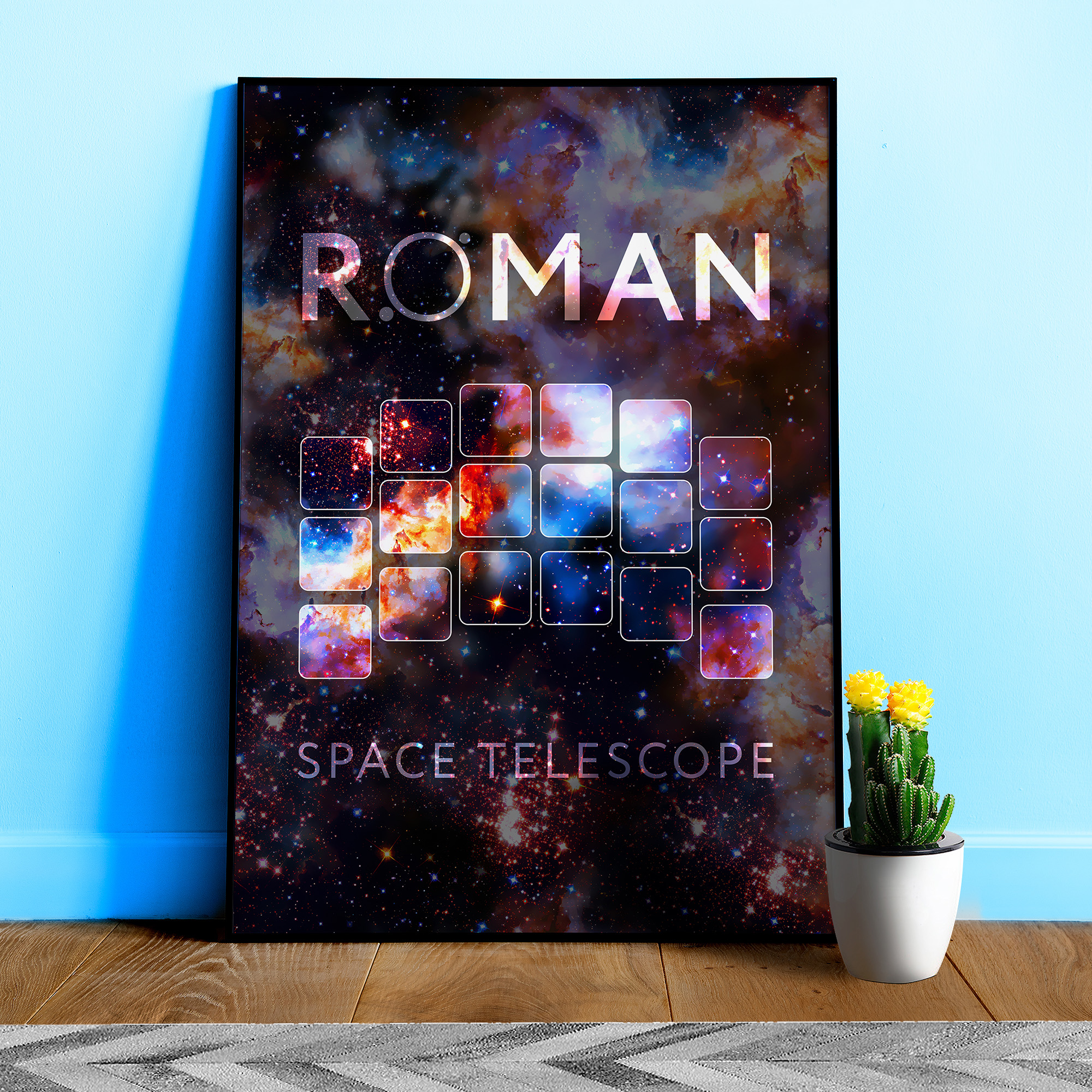 Nancy Grace Roman Space Telescope poster — NASA space print