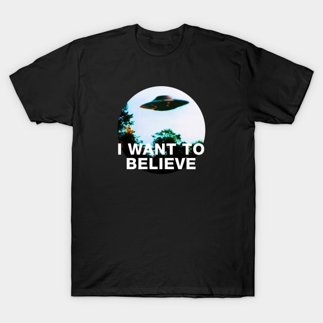 I want to believe. Original The X-Files poster (Ver.2, Season 4-5, 1996-1997) T-Shirt