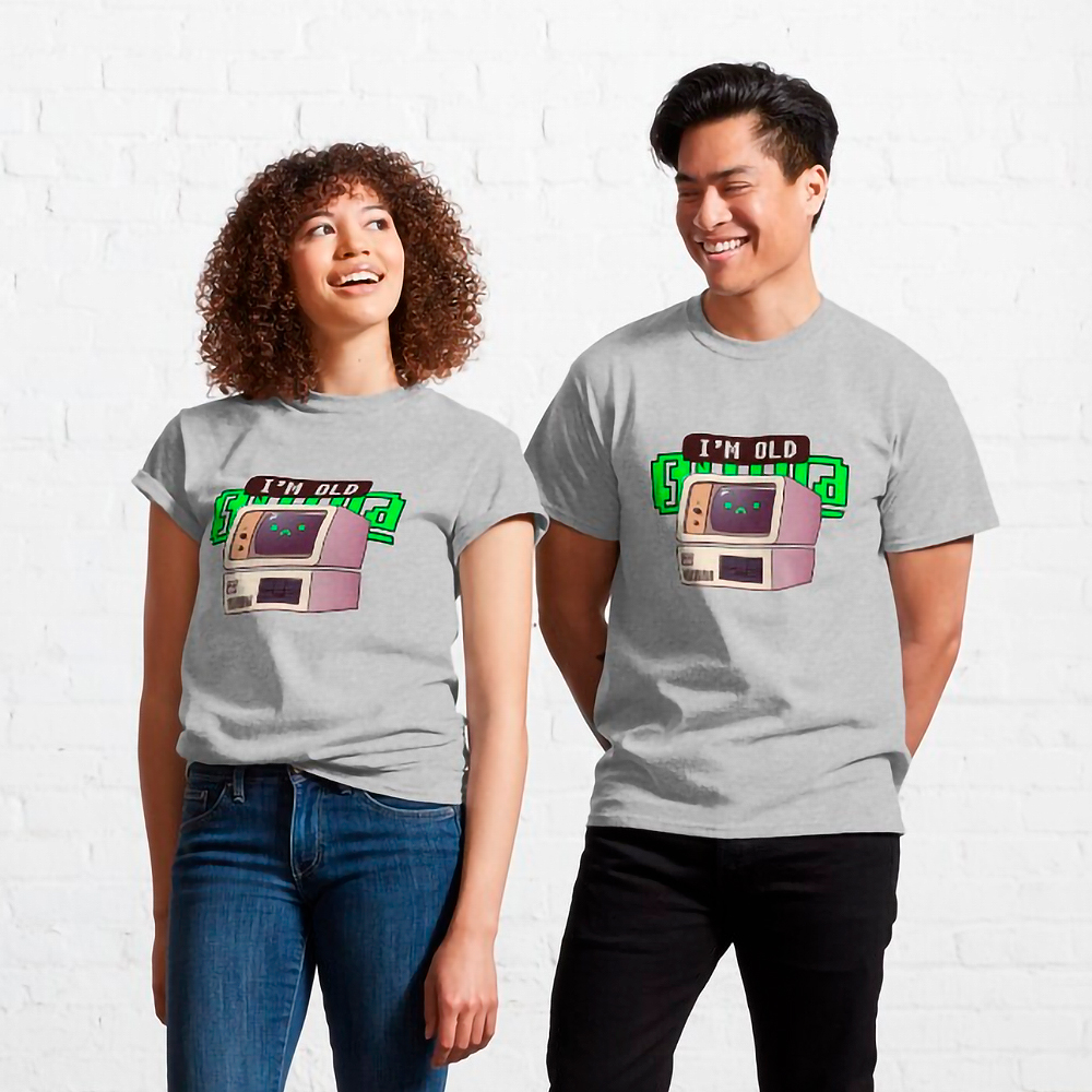 Old PC, 1980s - Retrowave, retro 80s Classic T-Shirt